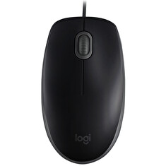 Logitech B110 Silent - Myš - pravák a levák - optický - 3 tlačítka - kabelové - USB