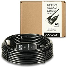 AXAGON - ADR-210 USB2.0 aktivní prodlužka/repeater kabel 10m