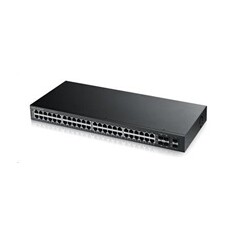 Zyxel GS1920-48v2 50-port Gigabit WebManaged Switch, 44x gigabit RJ45, 4x gigabit RJ45/SFP, 2x SFP