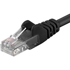 PremiumCord Patch kabel UTP RJ45-RJ45 CAT6 0.5m černá