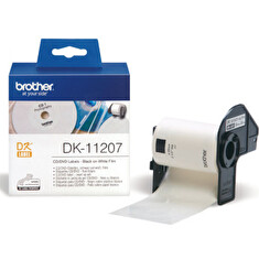 Brother - DK-11207 (papírové / CD, DVD štítek-100 ks)