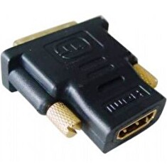 Kab. redukce HDMI-DVI F/M,zlacené kontakty, černá