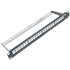 19" Neosazený Patch panel 24 port