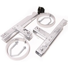 Držák stožáru na komín - bez vrtání, žárový zinek