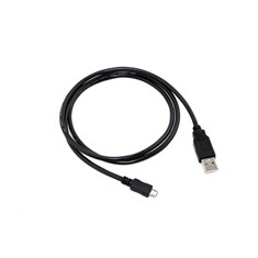 Kabel C-TECH USB 2.0 AM/Micro, 0,5m, černý