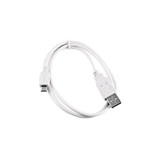 Kabel C-TECH USB 2.0 AM/Micro, 1m, bílý