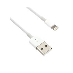 Kabel C-TECH USB 2.0 Lightning (IP5 a vyšší) nabíjecí a synchronizační kabel, 2m, bílý