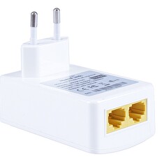 MaxLink PI15S PoE injektor - 802.3af, 48V, 0.32A, 15,4W, 1Gbit, do zásuvky