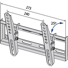 TB TV wall mount TB-251 up to 42", 20kg max VESA 200x200