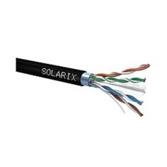 Instalační kabel Solarix venkovní FTP, Cat6, drát, PE, cívka 500m SXKD-6-FTP-PE