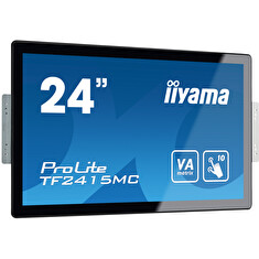 24" iiyama TF2415MC-B2: VA, FullHD, capacitive, 10P, 350cd/m2, VGA, DP, HDMI, černý