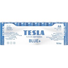 TESLA BLUE+ Zinc Carbon baterie AA (R06, tužková, fólie) 10 ks