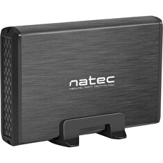 Externí box pro HDD 3,5" USB 3.0 Natec Rhino, černý, včetně napájecího adaptéru