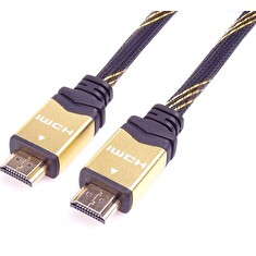 PremiumCord designový HDMI 2.0 kabel, zlacené konektory, 3m