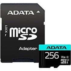 ADATA V30S/micro SDXC/256GB/UHS-I U3 / Class 10/+ Adaptér