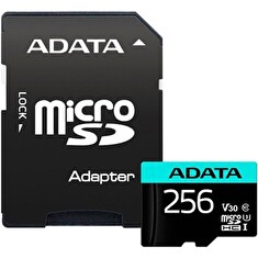 ADATA V30S/micro SDXC/256GB/100MBps/UHS-I U3 / Class 10/+ Adaptér