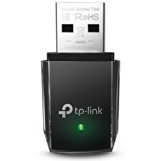 USB klient TP-Link Archer T3U AC 1300 Dual Band Wireless 400Mbps 2,4GHz/ 867Mbps 5GHz, USB 2.0