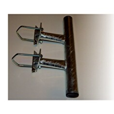 Držák antén 20/50cm ''U'' s vinklem, k uchycení na stožár