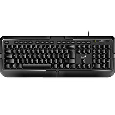 GENIUS KB-118/ Drátová/ USB/ černá/ CZ+SK layout