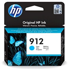 HP 912 ink. azurová 3YL77AE