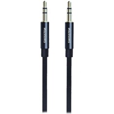 Swissten Audio Kabel Textile Jack - Jack 1,5 M Černý