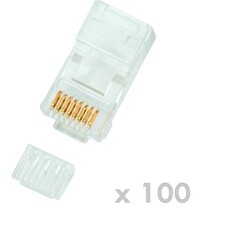 DATACOM Plug UTP CAT6 8p8c- RJ45 lanko - 100 pack