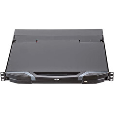 ATEN CL3800NW 1U Ultra Short Depth Dual Rail WideScreen FHD LCD Console (USB / HDMI / DVI / VGA)