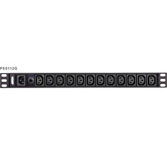 Aten PE0112 Základní řada PDU 10A Vstup C14 výstup 12x C13