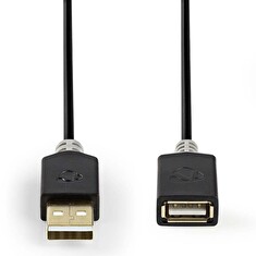 Nedis CCBW60010AT20 - USB 2.0 kabel | A Zástrčka - A Zásuvka | 2 m | Antracit