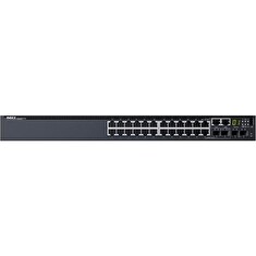 Dell Networking S3124, L3, 24x 1GbE, 2xCombo, 2x 10GbE SFP+ fixed ports, Stacking, IO to PSU airflow, 1x AC PSU