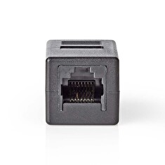 Nedis CCGB89010BK - Síťový Adaptér Cat 6 | RJ45 (8P8C) Zásuvka - RJ45 (8P8C) Zásuvka | Černá barva