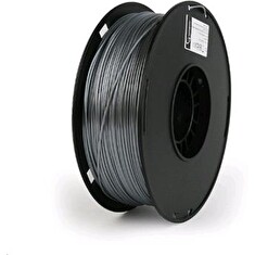 GEMBIRD, Tisková struna (filament) PLA PLUS, 1,75mm, 1kg, stříbrná