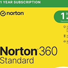 NORTON 360 STANDARD 10GB + VPN 1 uživatel pro 1 zařízení na 1rok