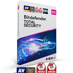 Bitdefender Total Security 5 zařízení na 3 roky