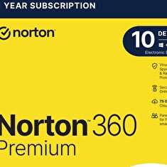 NORTON 360 PREMIUM 75GB +VPN 1 uživatel pro 10 zařízení na 1rok