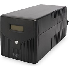 DIGITUS UPS Line-Ineractive LCD 2000VA/1200W 2x12V/9Ah AVR 4xSCH. USB RS232 RJ45