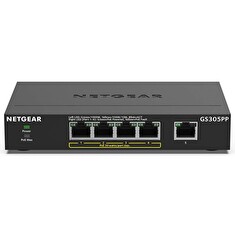 NETGEAR 5PT POE/POE+ GIGE UNMANAGED SWITCH
