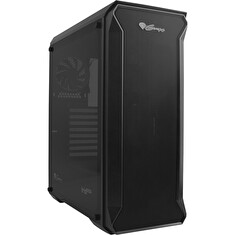 Počítačová skříň Genesis IRID 505 BLACK MIDI TOWER (USB 3.0), 2x 120mm ventilátory