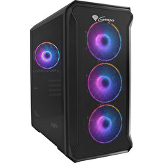 Počítačová skříň Genesis IRID 503 ARGB Mini-ATX, Micro-ITX (USB 3.0), 4x 120m ventilátory ARGB