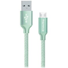 Colorway Datový Kabel Usb / Micro Usb/ 1m/ 2.1A/ Mint