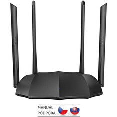 Tenda AC8 WiFi AC Gigabit Router 1200Mb/s, 1x GWAN, 3x GLAN, 4x 6dBi antény, WISP, Uni.Repeater, APP