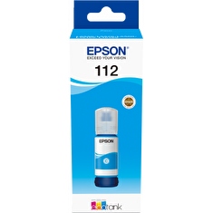 Epson 112 EcoTank Pigment Cyan ink bottle