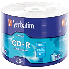 VERBATIM CD-R 700MB, 52x, wrap 50 ks