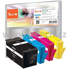 PEACH kompatibilní cartridge HP No 920XL MultiPack, Black, Cyan, Magenta, Yellow, 49 ml, 3x 12 ml