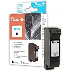 PEACH kompatibilní cartridge HP C6615D No.15, Black, 44 ml