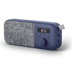 Energy Sistem Fabric Box Radio Navy, trendy přenosné rádio s PLL tunerem