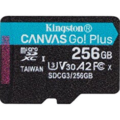 Kingston Canvas Go Plus A2/micro SDXC/256GB/170MBps/UHS-I U3 / Class 10