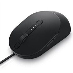 Dell MS3220/Kancelářská/Laserová/Pro praváky/3 200 DPI/Drátová USB/Černá