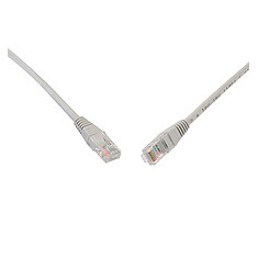 Solarix Patch kabel CAT6 UTP PVC 0,5m šedý non-snag-proof C6-155GY-0,5MB