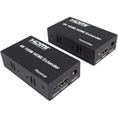 PremiumCord 4K HDMI extender na 100m přes jeden kabel Cat5e/Cat6